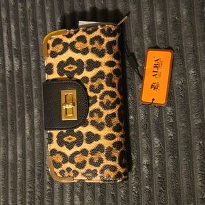 Cheetah print wallet